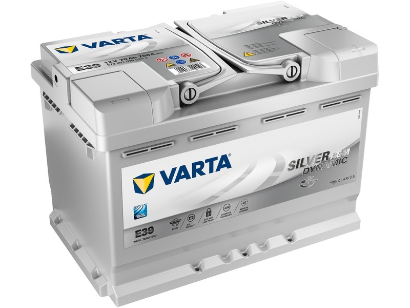 Varta E39 Silver Dynamic AGM Start-Stop-Batterie