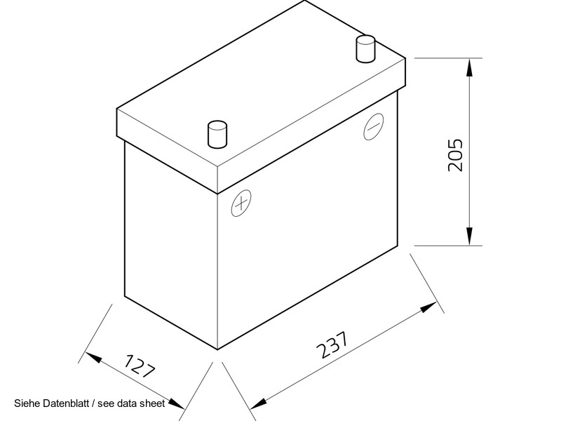 Exide Excell EB457