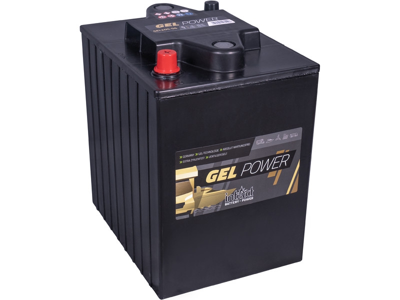 intAct GEL-200-06, Gelbatterie 6V 180Ah, für Antriebs- und Versorgungsanwendungen