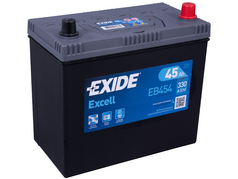 Autobatterie Exide Excell EB454
