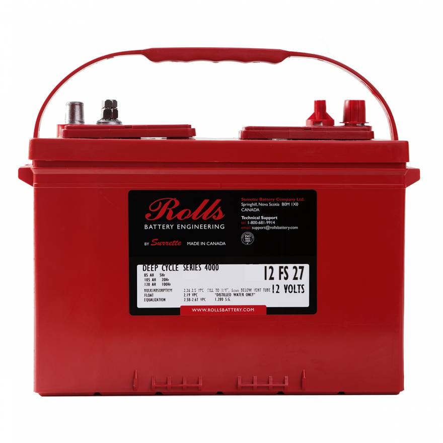 Rolls Deep Cycle Antriebs- und Versorgungsbatterie 27TMX-ROLLS