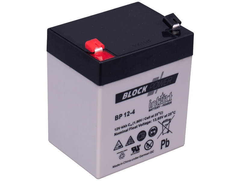 intAct AGM Blockbatterie BP12-4