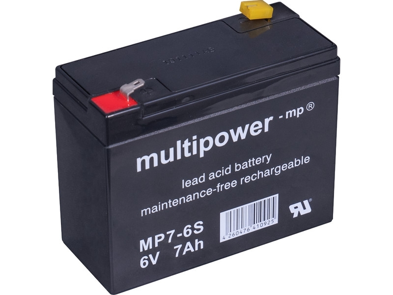 Multipower MP7-6S AGM Batterie 6V 7Ah