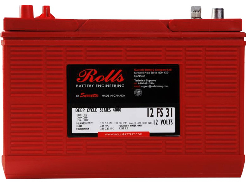 Rolls 30XHS-ROLLS Antriebs- und Versorgungsbatterie