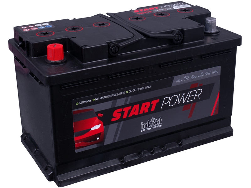 intAct Start-Power 58213GUG, Autobatterie 12V 82Ah 720A