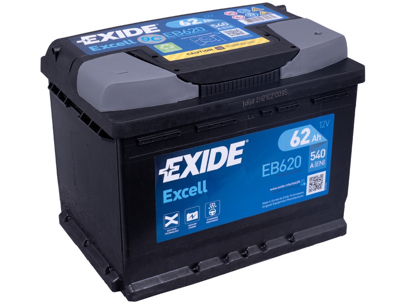 Exide Excell EB620 PKW Starterbatterie
