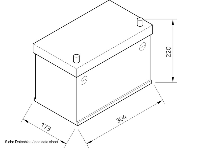 Exide EB955 - Autobatterie | 12V 95Ah 760A | für Standard-PKW
