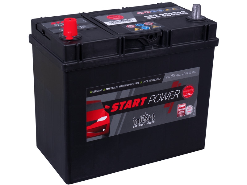 intAct Start-Power 54524GUG, Autobatterie 12V 45Ah 330A