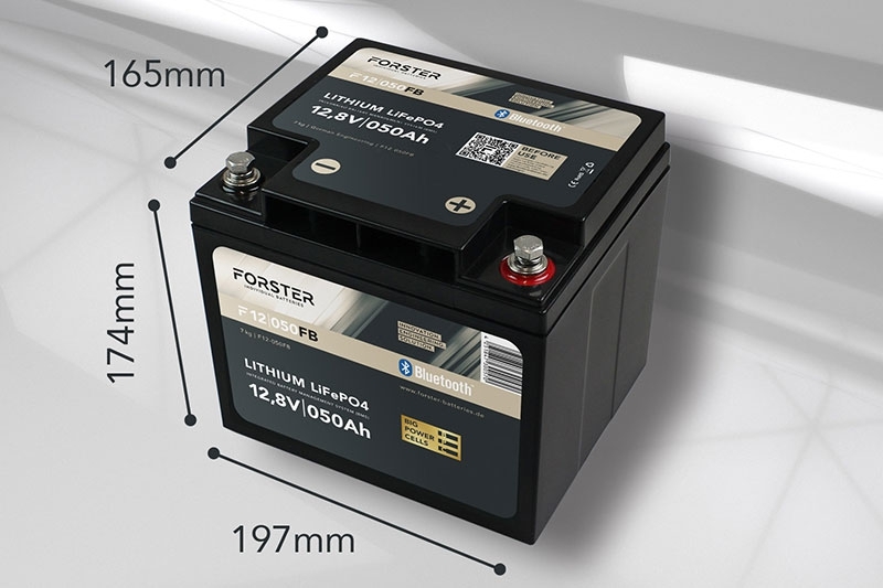 Forster Fishing F12-050FB Lithium Versorgungsbatterie