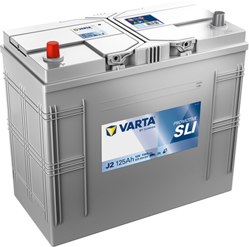 Varta J2 - Starterbatterie | 12V 125Ah 720A | für Busse, Land- und Baumaschinen