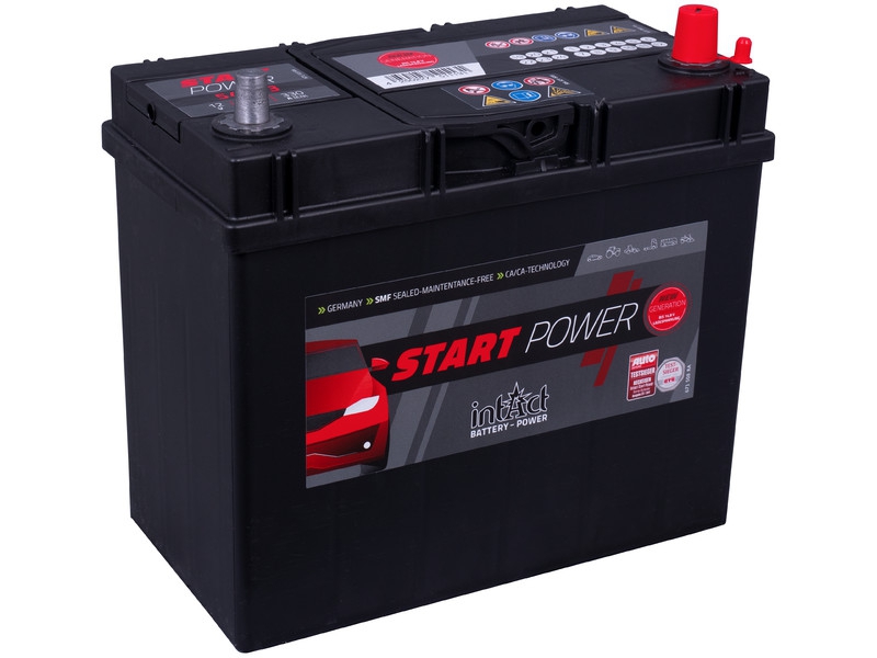 intAct Start-Power 54523GUG, Autobatterie 12V 45Ah 330A