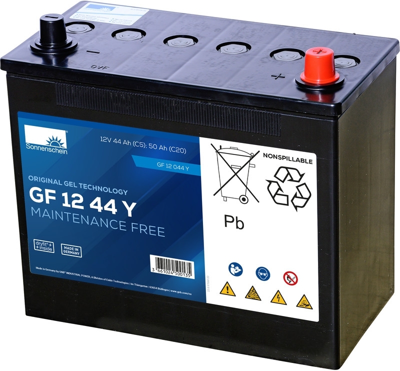 GF12044Y - Gel Antriebsbatterie | 12V 44Ah | 450 Zyklen