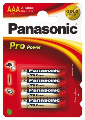 Panasonic Alkaline Primärbatterie 1,5V AAA