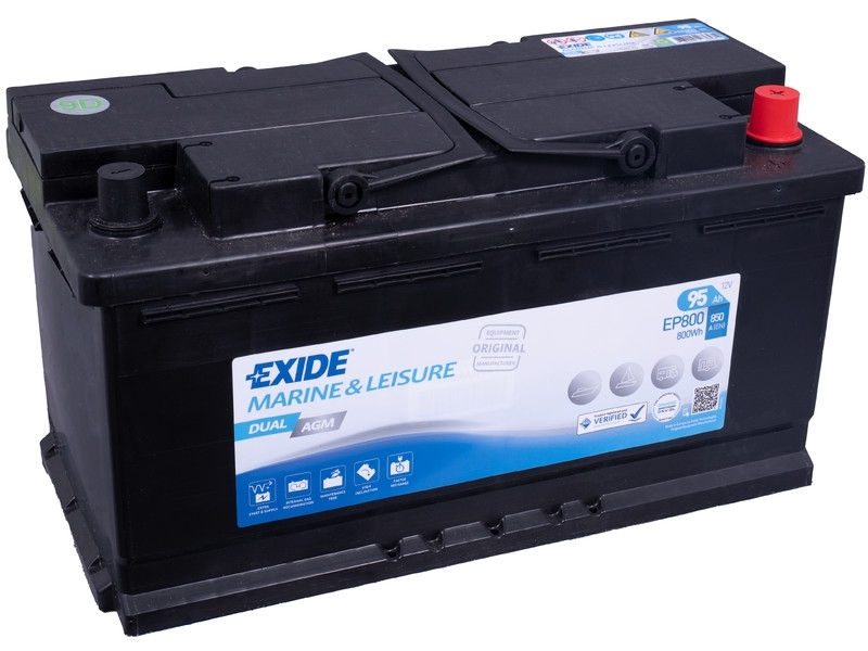 Exide Dual AGM EP800 Dual-Purpose Batterie