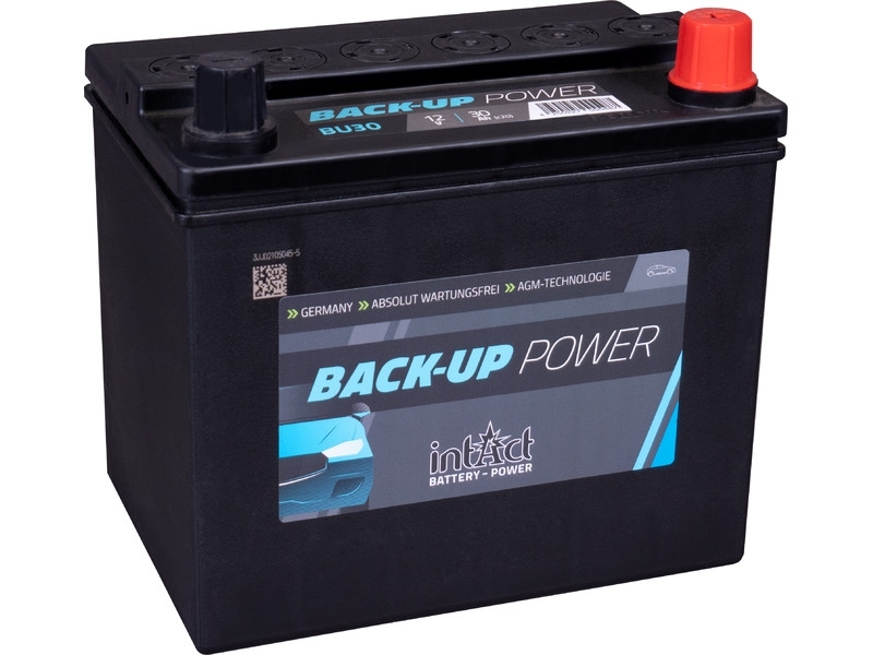 intAct Premium AGM-Stützbatterie | 12V 30Ah