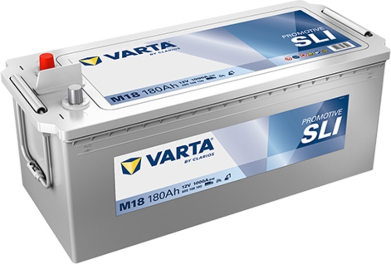 Varta M18 - Starterbatterie | 12V 180Ah 1000A | für Busse, Land- und Baumaschinen