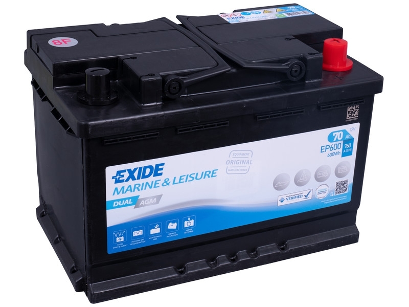 Exide Dual AGM EP600