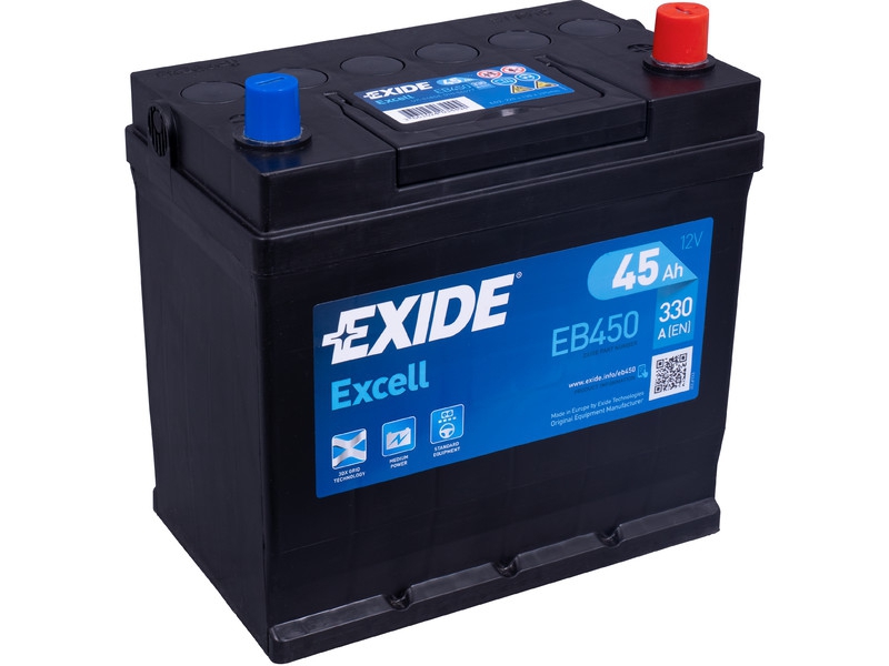 Exide Excell EB450 PKW Starterbatterie