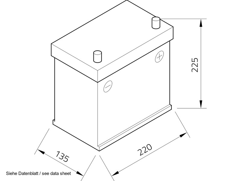 Exide Excell EB450