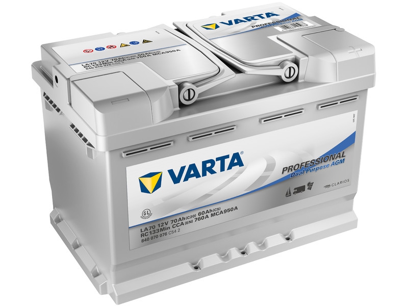 Varta LA70 AGM Starter- und Versorgungsbatterie