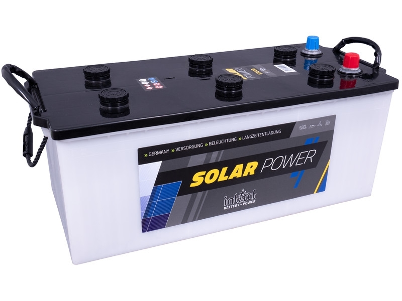 intAct Solar-Power SP200GUG, Solarbatterie 12V 200Ah
