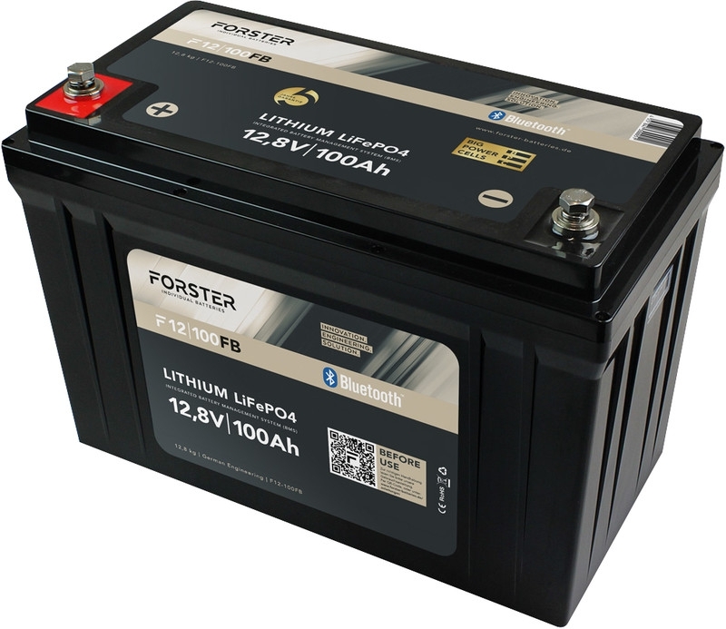 Forster Fishing F12-100FB Lithium Versorgungsbatterie