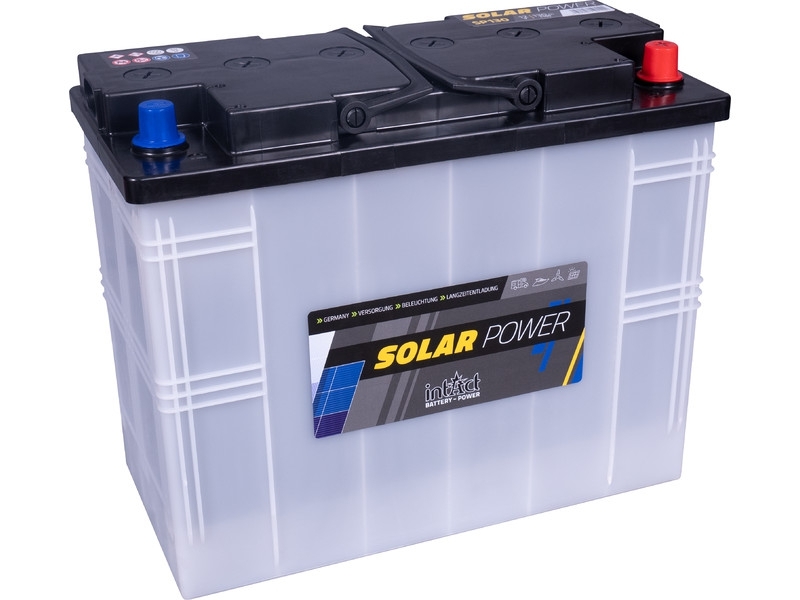 intAct Solar-Power SP130GUG, Solarbatterie 12V 130Ah