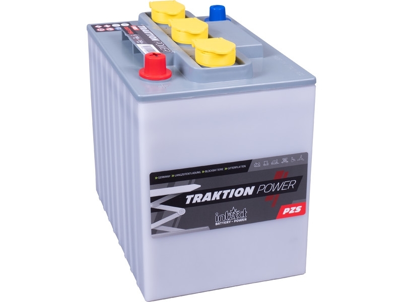 intAct Panzerplatten-Antriebsbatterie | 6V 190Ah | 1000 Zyklen