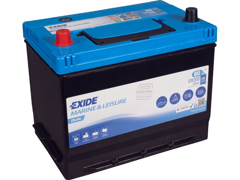 Exide Dual Flooded ER350 Dual-Purpose Batterie