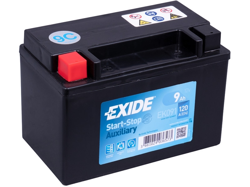Exide BackUp EK091 AGM Zusatzbatterie