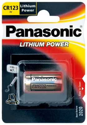 Panasonnic Lithium Power CR123A