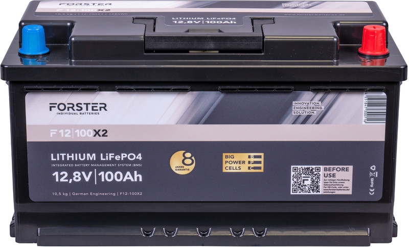 Forster Premium F12-100X2 Lithium Untersitzbatteri
