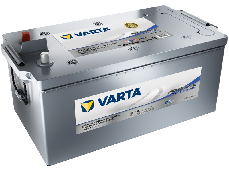 Varta LA210 Professional Dual Purpose AGM Batterie