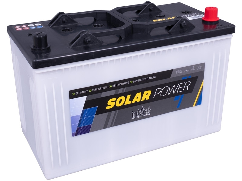 intAct Solar-Power SP115GUG, Solarbatterie 12V 115Ah