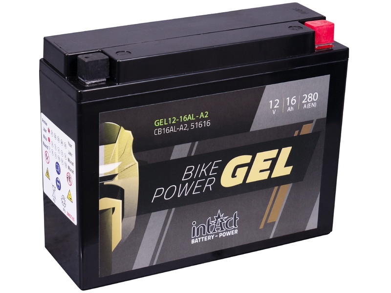 intAct GEL12-16AL-A2 (YB16AL-A2), Batterie 12V 16Ah