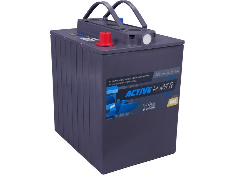 intAct Active-Power AP-GEL-210-06 Versorgungsbatterie für Camping, Marine, Solar, usw.