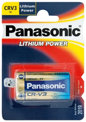 Panasonic Lithium Primärbatterie 3V 3000mAh