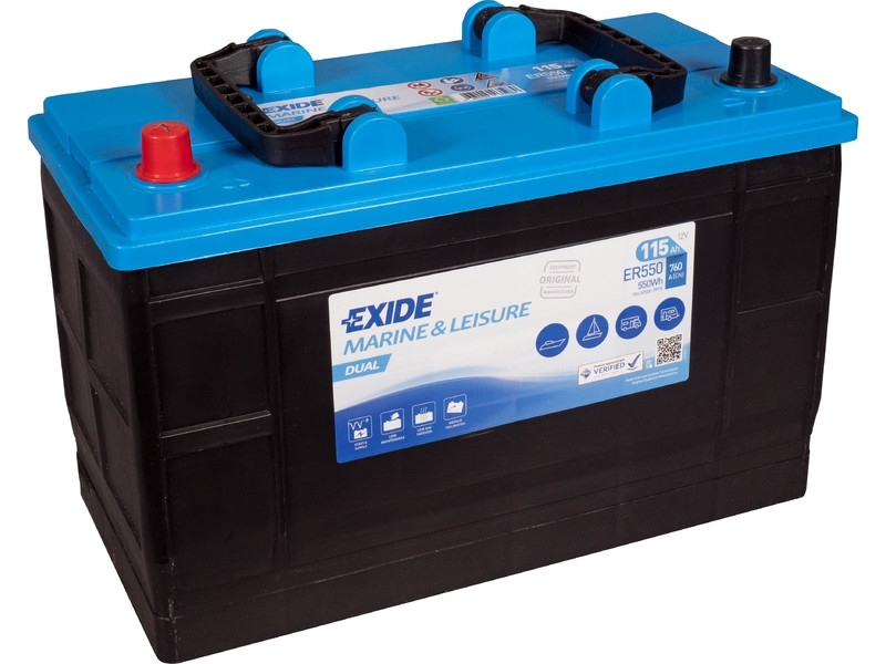 ER550 - Versorgungsbatterie | 12V 115Ah 760A | für Camping und Marine