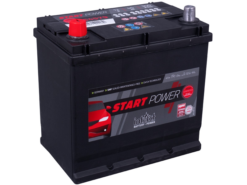intAct Start-Power 54579GUG, Autobatterie 12V 45Ah 300A