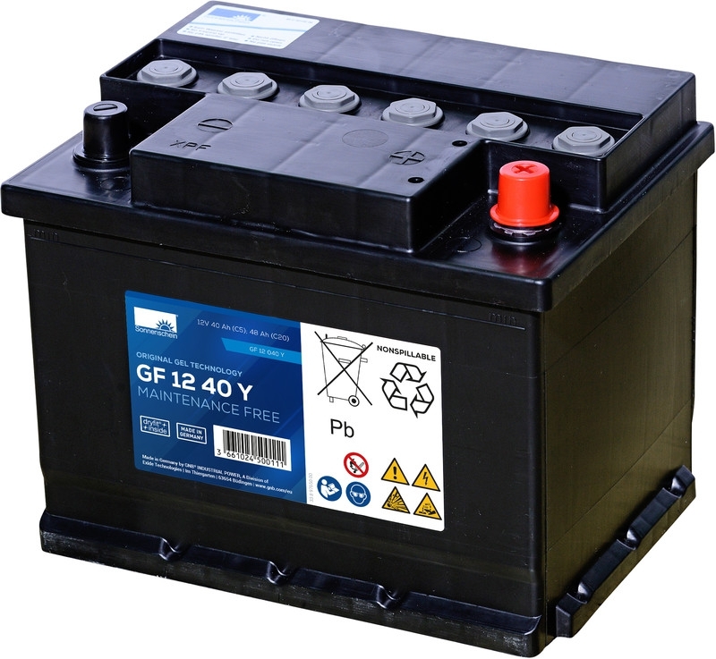 GF12040Y - Gel Antriebsbatterie | 12V 40Ah | 450 Zyklen
