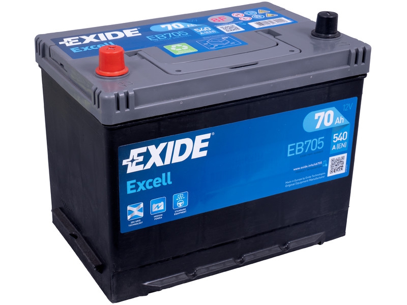 Autobatterie Exide Excell EB705