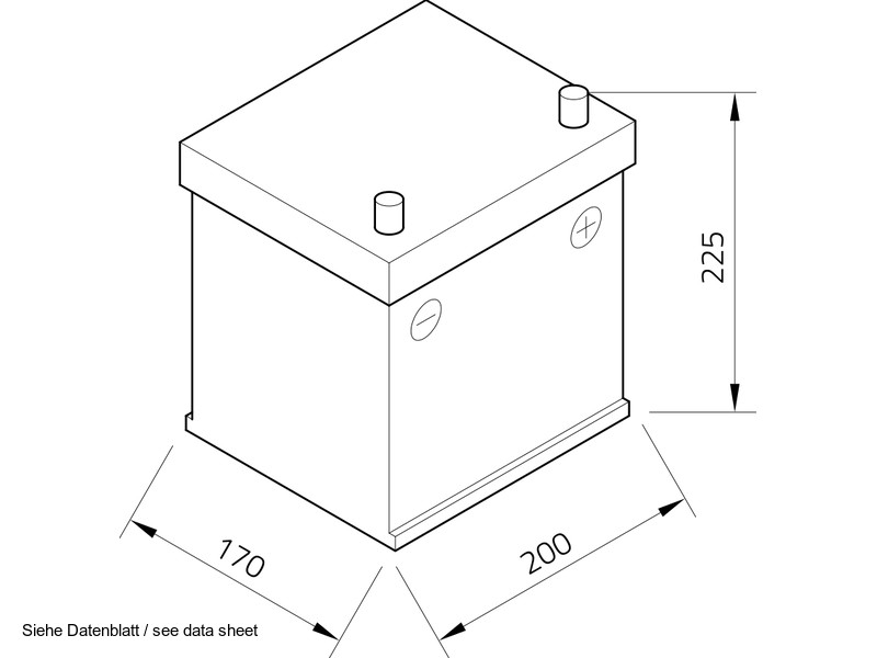 Exide Excell EB504