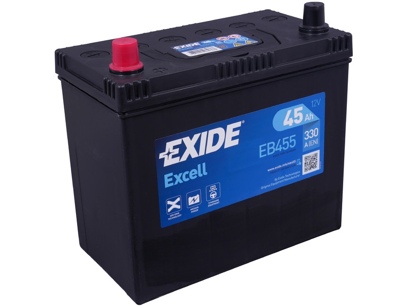 Autobatterie Exide Excell EB455