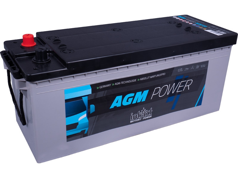intAct AGM130 Versorgungsbatterie für Camping, Wohnmobil, Solar, usw.