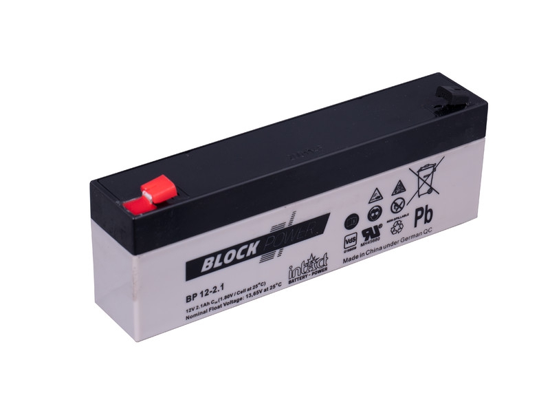 intAct Block-Power BP12-2.1 AGM Versorgungsbatterie 12V 2,1Ah