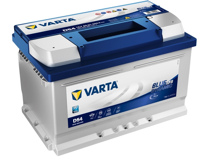 Varta D54 Blue Dynamic EFB Start-Stop Batterie