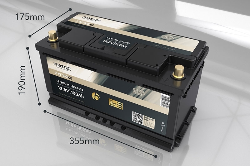 Forster Premium F12-100XB2 Lithium Untersitzbatterie