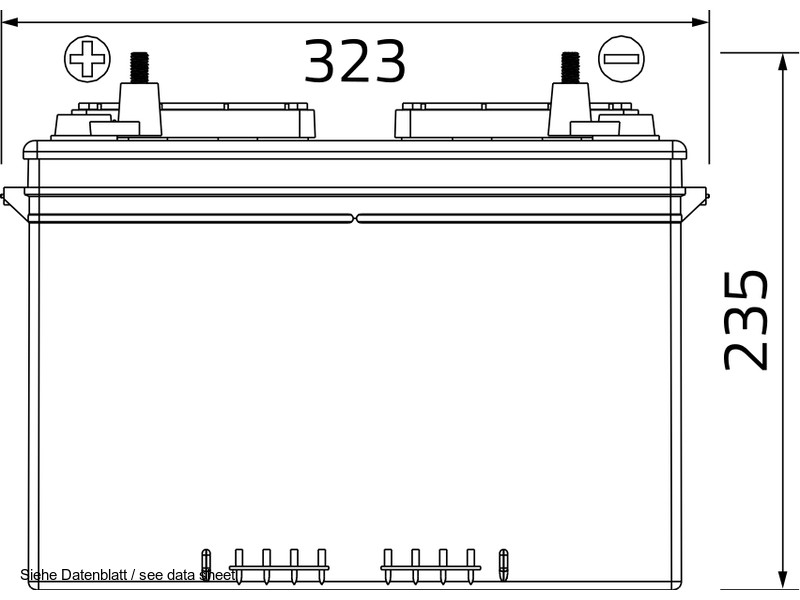 Trojan Antriebsbatterie | 12V 85Ah | Deep-Cycle | 700 Zyklen