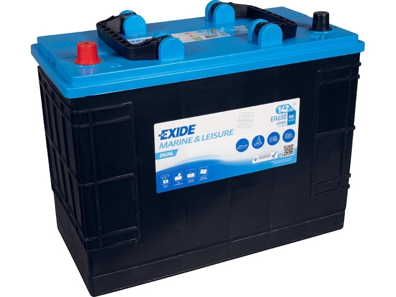 ER570 - Versorgungsbatterie | 12V 120Ah 800A | für Camping und Marine