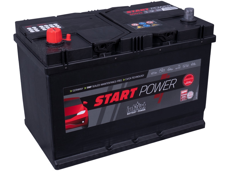 intAct Start-Power 60033GUG, Autobatterie 12V 100Ah 830A